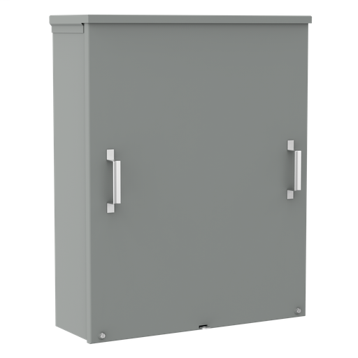 Screw-Cover, Type 3R, 30.00x30.00x16.00, Steel, With Knockouts