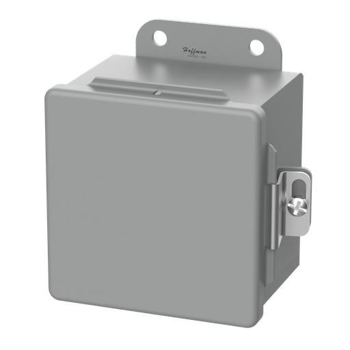 Continuous Hinge, Clamps, Type 12, 8.00x6.00x3.50, Gray, Steel