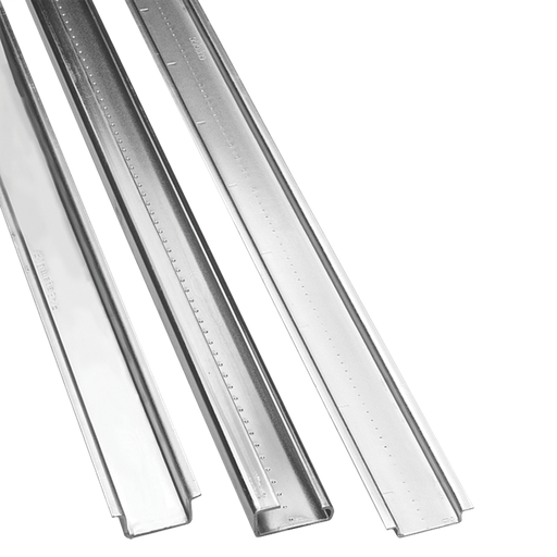 DIN Rail, Symmetrical TS35x7.5, 2000mm, Steel