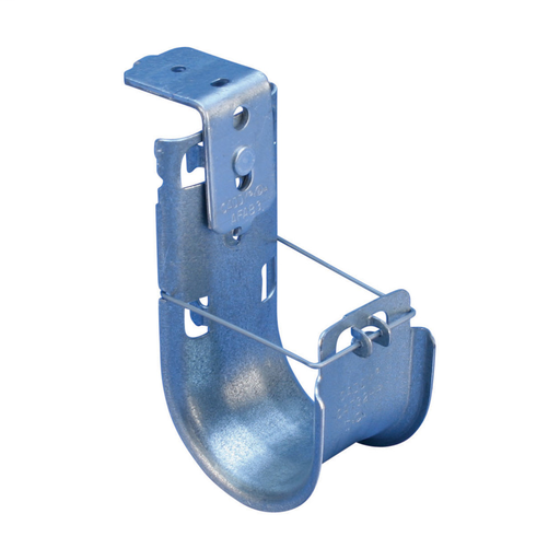 nVent CADDY Cat HP J-Hook with Pin Driven Angle Bracket, 2" dia, 1/4" Hole