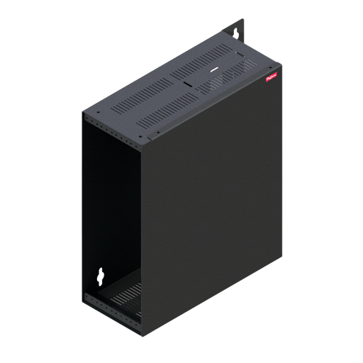 19-in. Side-Mount Cabinet, 19in, 4U, Black, Steel
