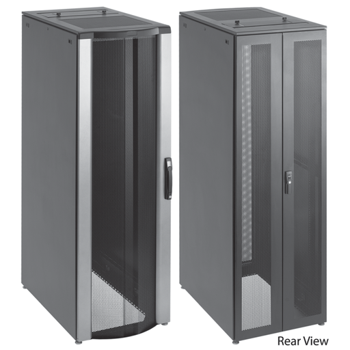 ProLine FloTek PC Server Cabinet, 2000x600x1000mm, Black, Steel, With Sides