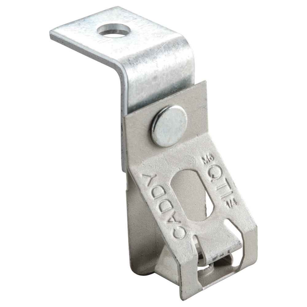 nVent CADDY Rod Lock Spring Steel Rod Hanger with Angle Bracket, 1/4