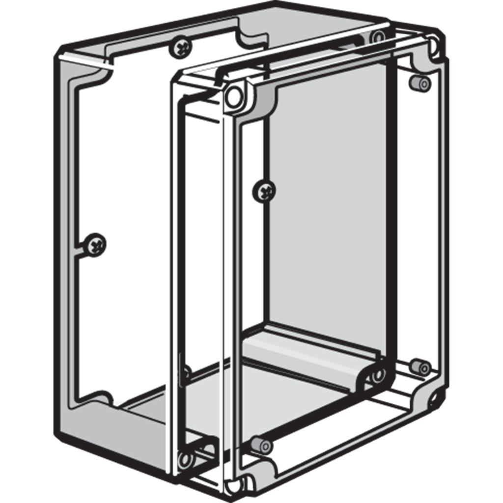 Hoffman Q2015PD 170 x 128mm QLINE-D Panel, Steel Product image for Hoffman Q2015PD 170 x 128mm QLINE-D Panel, Steel