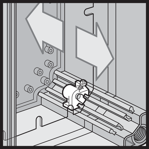 Product image for Hoffman QIPDF Panel Depth Fitting, fits QLine I
