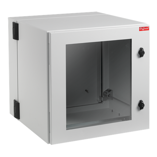 Product image for Hoffman PTHW362424G2 PROTEK Double-Hinged, UL and NEMA Type 4, 4X or 12, 36.30x 23.62x 24.02, Lt Gray, Steel