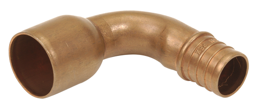 (Crimp) XL Brass 45° Elbow – 2" x 2" Barb