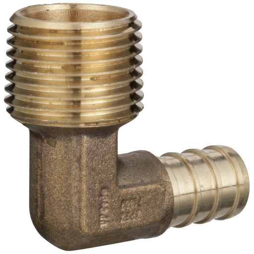 (Crimp) XL Brass Couplings - Small Diameter, 2-Inch Barb x 1-1/4-Inch Barb