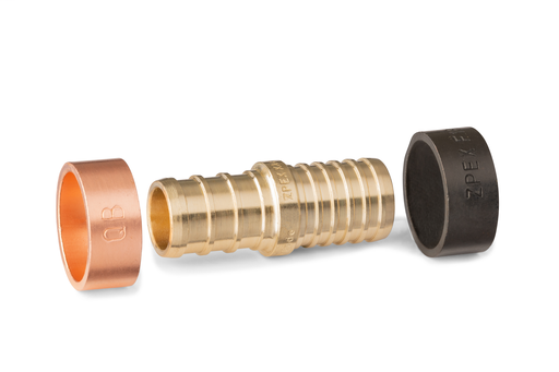 (Crimp) Copper Sweat Adapter - 3/4-inch Female Sweat x 3/4-Inch Barb, Small Diameter