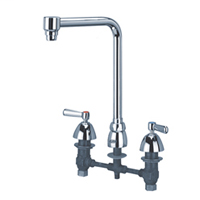 Z831S1-XL - AquaSpec® widespread faucet with 8" bent riser spout and lever handles