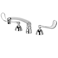 Z831G6-XL - AquaSpec® widespread faucet with 8" cast spout and 6" wrist blade handles