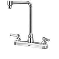 Z871S1-XL - AquaSpec® kitchen sink faucet with 8" bent riser spout and lever handles