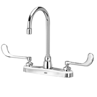 Z871B6-XL - AquaSpec® kitchen sink faucet with 5-3/8" gooseneck and 6" wrist blade handles