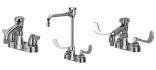 Z812M4-XL - AquaSpec® centerset 6" vacuum breaker spout with 4" wrist blade handles