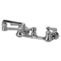 Z842K1-XL - AquaSpec® wall-mount sink faucet with 13" double-jointed spout and lever handles (lead free)