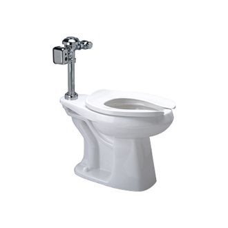 Z5665.446 1.1 gpf HET AV Hardwired Exposed Automatic Integral Sensor Diaphragm ADA Floor Mounted Toilet System