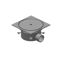 Z1820-12S 12" x 12" Side Outlet Industrial Floor Drain