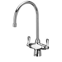 Z826C1-XL - AquaSpec® lab faucet with 8" gooseneck and lever handles