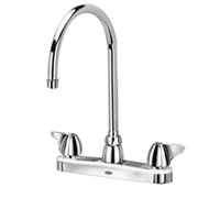 Z871C3-XL - AquaSpec® kitchen sink faucet with 8" gooseneck and dome lever handles