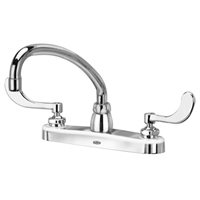 Z871J4-XL - AquaSpec® kitchen sink faucet with 9-1/2" tubular spout and 4" wrist blade handles
