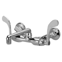 Z841F4 - AquaSpec® wall-mount service sink faucet with 6" cast spout and 4" wrist blade handles