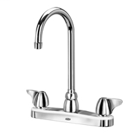 Z871B3-XL - AquaSpec® kitchen sink faucet with 5-3/8" gooseneck and dome lever handles