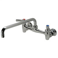Z843H1 - AquaSpec® wall-mount sink faucet with 12" tubular spout and lever handles