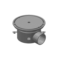 Z1820-12B 12" Diameter Side Outlet Industrial Floor Drain