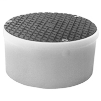CO2400-PV4 - 4" PVC Floor Cleanout with Cast Iron Top