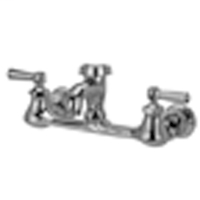Z842L1 - AquaSpec® wall-mount sink faucet with 2-1/2" vacuum breaker spout and lever handles