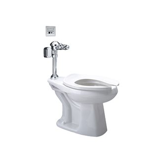 Z5665.445 1.1 gpf HET AV Hardwired Exposed Automatic Sensor Diaphragm ADA Floor Mounted Toilet System