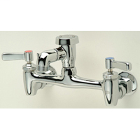 Z843L1 - AquaSpec® wall-mount sink faucet with 2-1/2" vacuum breaker spout and lever handles