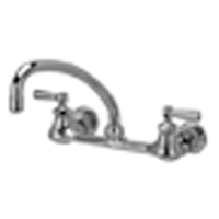 Z842J1-XL - AquaSpec® wall-mount sink faucet with 9-1/2" tubular spout and lever handles (lead free)