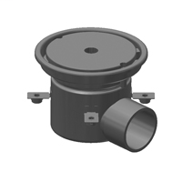 Z1820-8B 8" Diameter Side Outlet Industrial Floor Drain