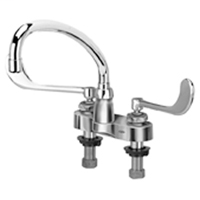 Z812J6-XL - AquaSpec® centerset 9-1/2" tubular spout with 6" wrist blade handles