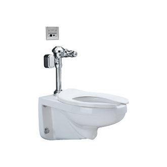 Z5615.445 1.1 gpf HET AV Hardwired Exposed Automatic Sensor Diaphragm Wall Hung Toilet System
