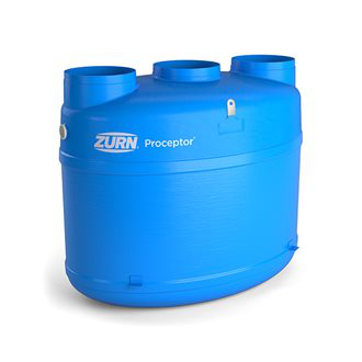 Proceptor OMC UPC Gravity Oil Interceptor - 3 Manway Fiberglass Gravity Oil Interceptor IAPMO Certified for UPC (All Sizes)