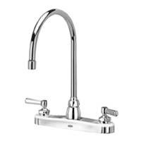 Z871C1-XL - AquaSpec® kitchen sink faucet with 8" gooseneck and lever handles