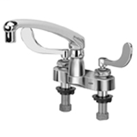 Z812G4-XL - AquaSpec® centerset 8" cast spout with 4" wrist blade handles