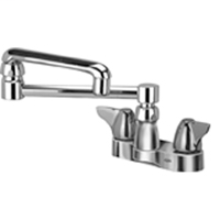 Z812K3-XL - AquaSpec® centerset with 13" double-jointed spout and dome lever handles
