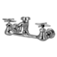 Z842L2 - AquaSpec® wall-mount sink faucet with 2-1/2" vacuum breaker spout and cross handles