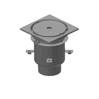 Z1810-8S 8" x 8" Adjustable Industrial Floor Drain
